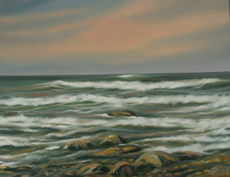 Hiiumaa rannal, 2005 Giclee-graafika 120X90 Lõuend alusraamil 400 €