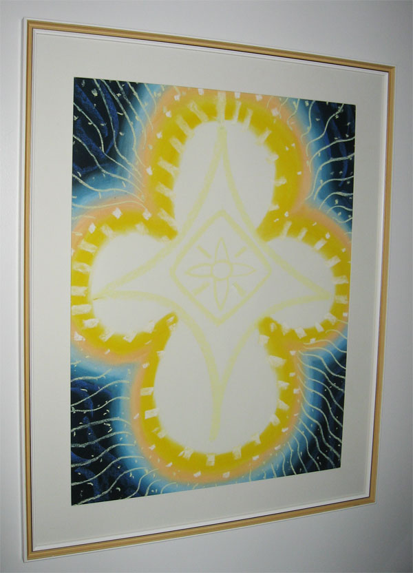 Ruumienergiat uuendav mandala 3, 2008 Pastell 50x65 Erakogus
