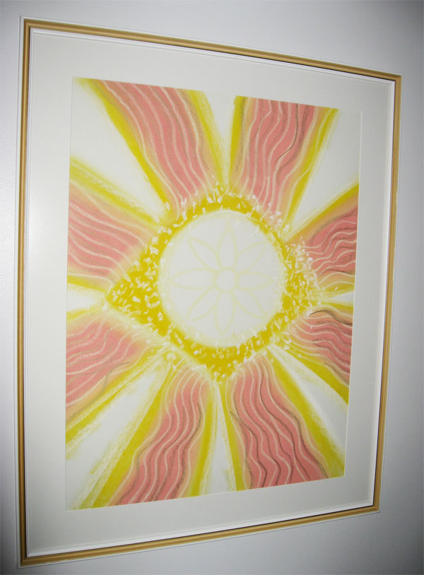 Ruumienergiat uuendav mandala 4, 2008 Pastell 50x65 Erakogus