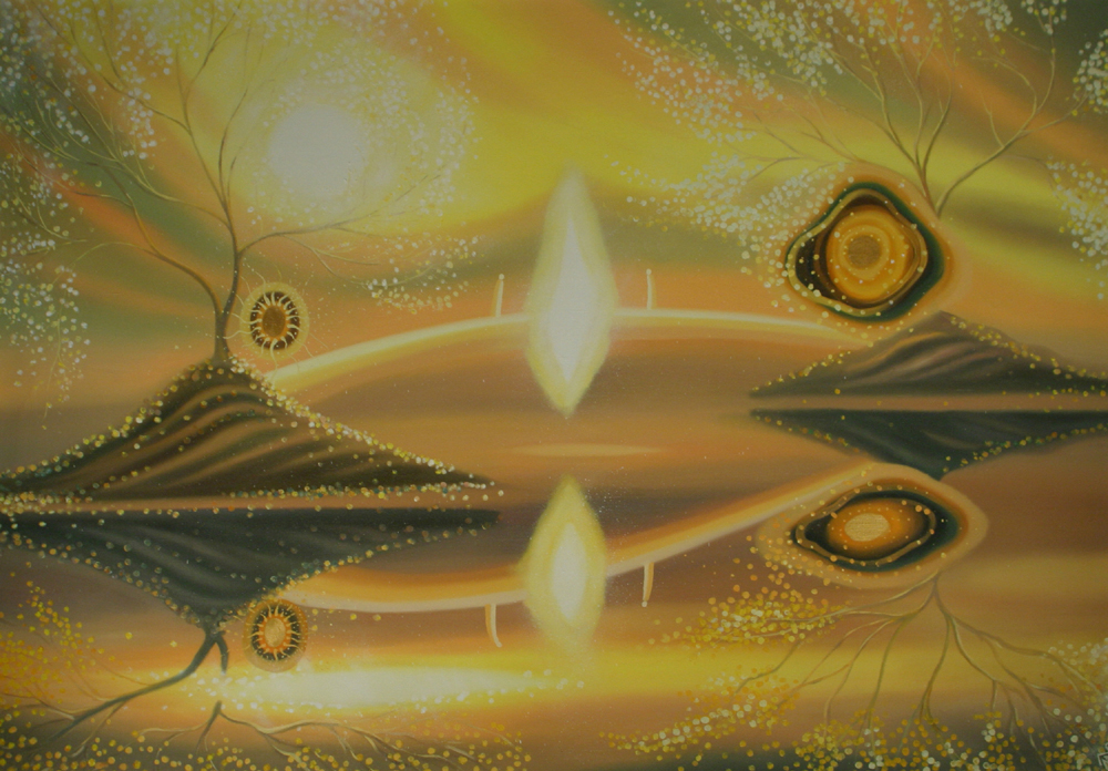 Kohtumine uues valguses 2004 Giclee-graafika 200x150 Lõuend alusraamil 550 €