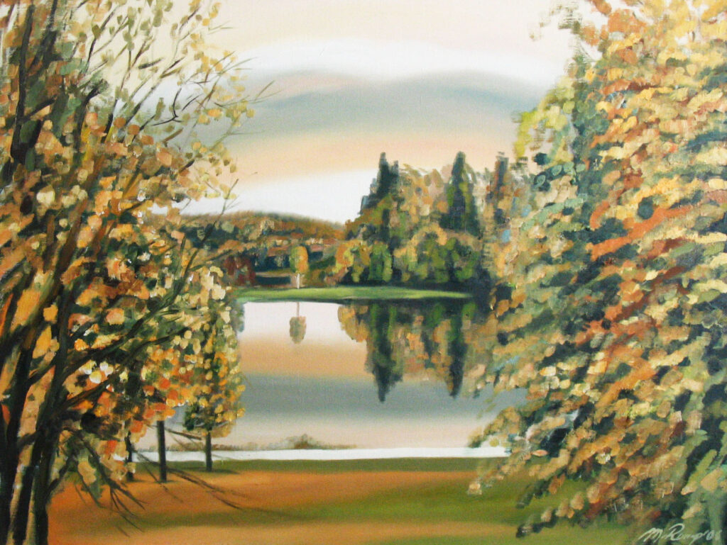 Sügisene Pühajärv 2008 Õli 120x90 Erakogus