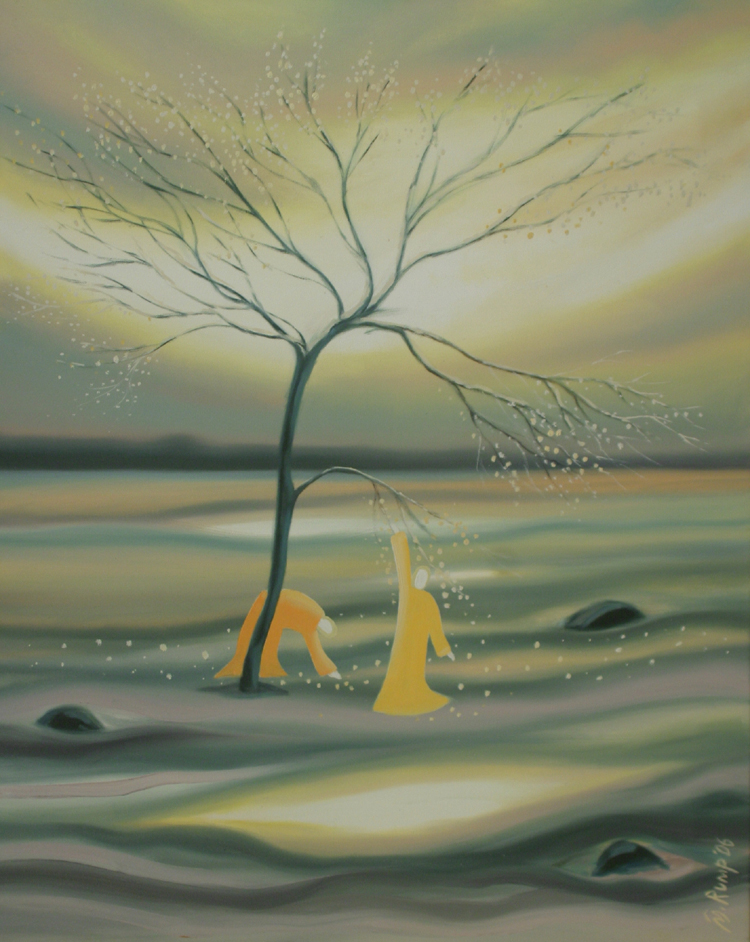 Valgusepuu viljad 2007 Giclee-graafika 65x90 Lõuend alusraamil. Müügis 300 €