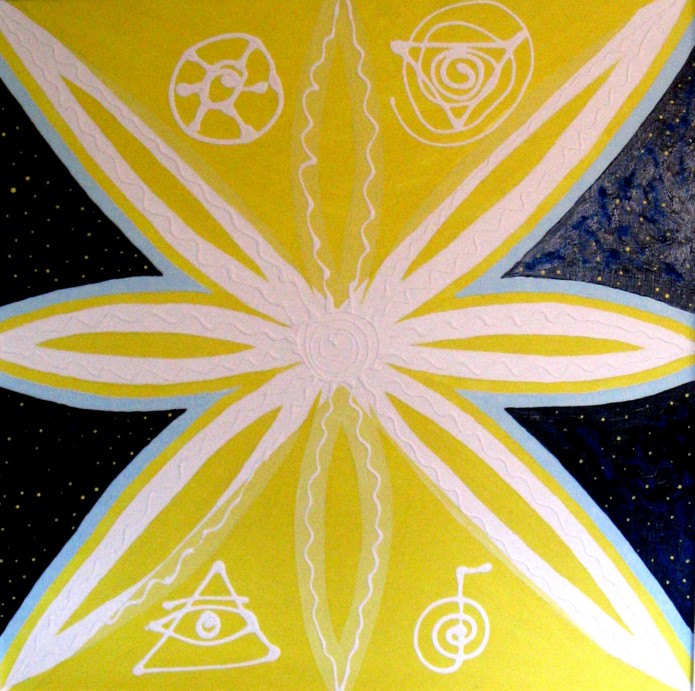 Õnnemandala 4. 2009 Akrüül 100x100 Erakogus