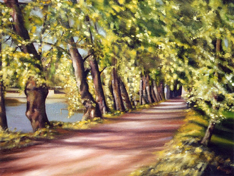 Park 2 Õli 2000 Lõuend 120x90 Erakogus