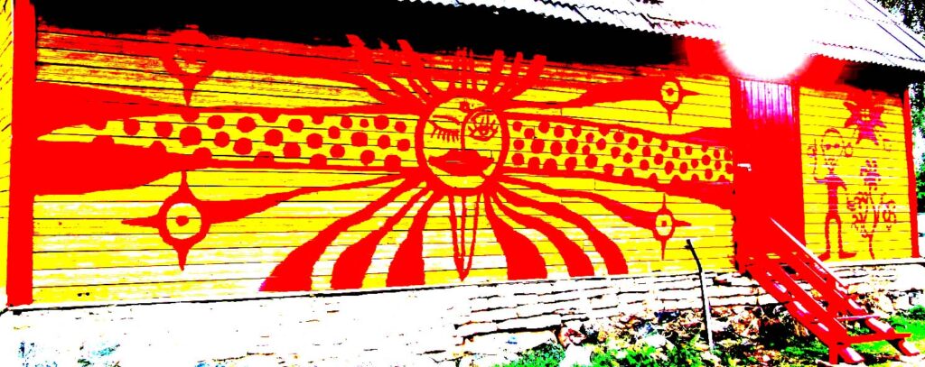 Päikesemaja Setomaal Kitsõ külas, seinamaal 20 m x 3m 2015