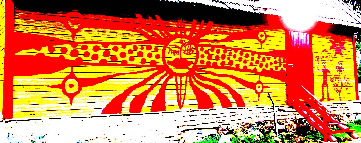 Päikesemaja Setomaal Kitsõ külas, seinamaal 20 m x 3m 2015