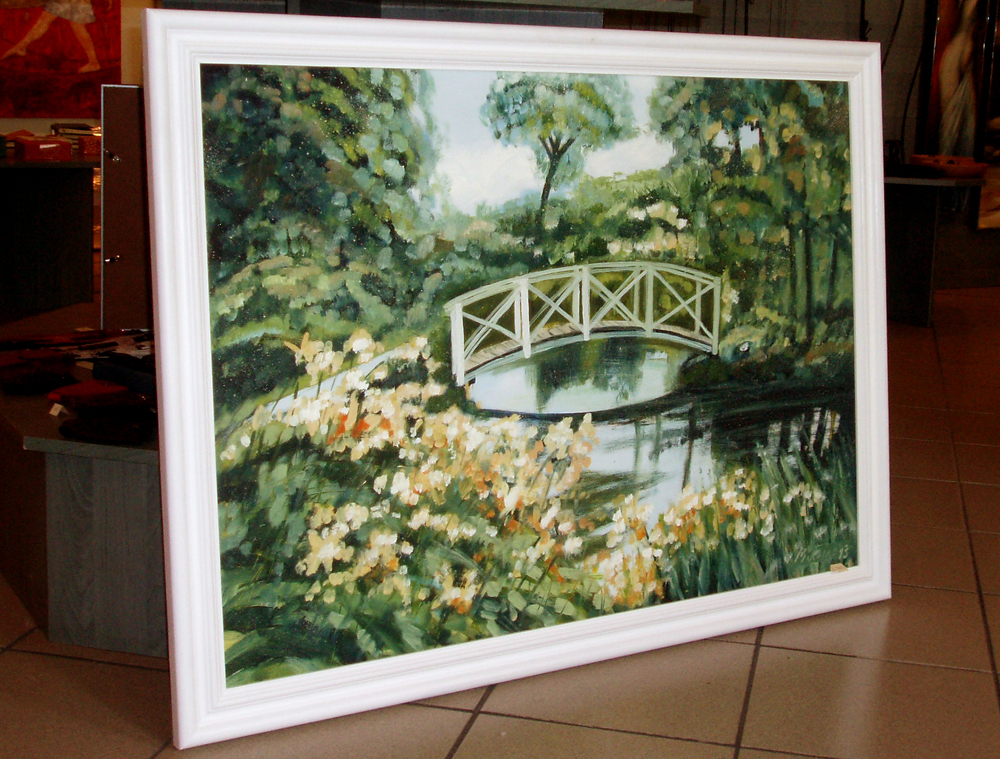 Suvine Tartu Botaanikaaed Õli 93x69 Papp 2013 Müügis 700 €