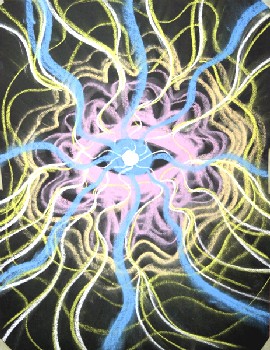 Valgusmandala 14, 2007 Pastell 65x50 Erakogus